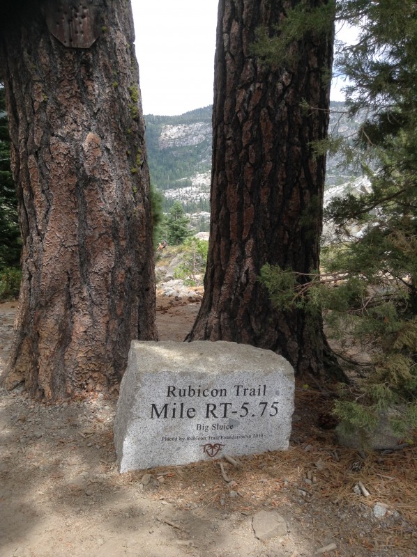 Rubicon Trail Marker