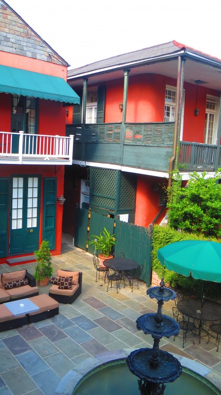 Courtyard at Hotel Maison de Ville