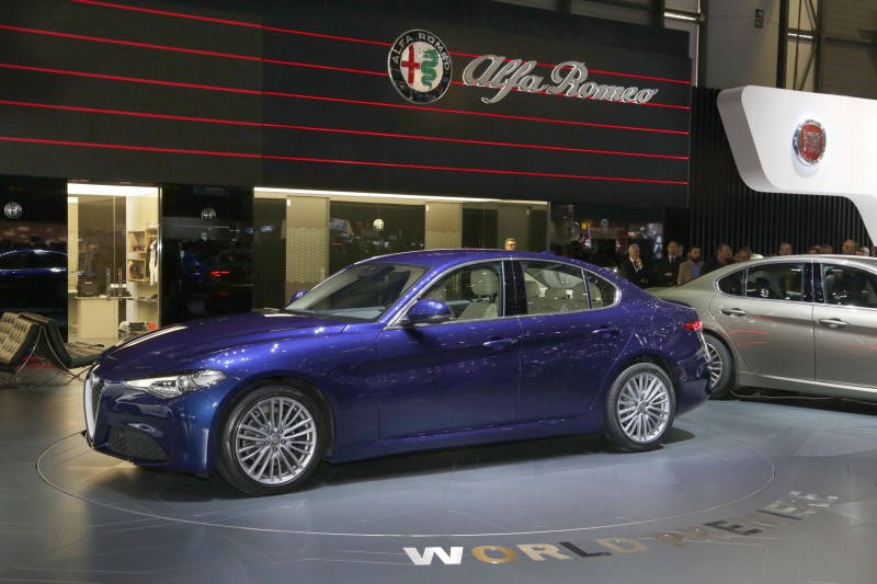 Alfa Romeo at the Geneva Motor Show.