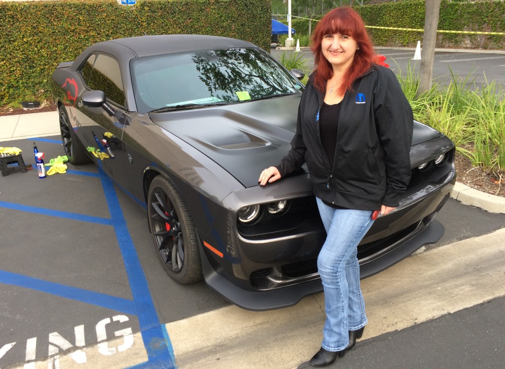 Mopar Shakers of the Plains member Rei Pittman bought her Dodge Challenger SRT Hellcat in August 2015.