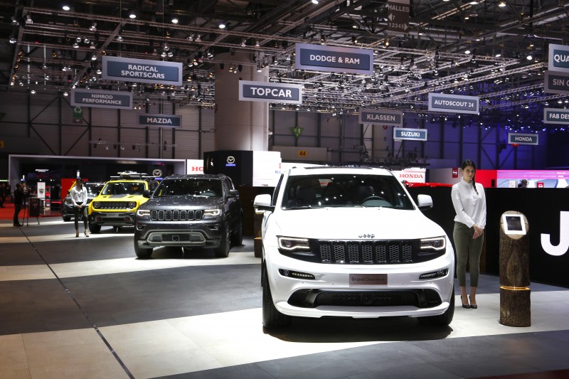 Jeep at the Geneva Motor Show.