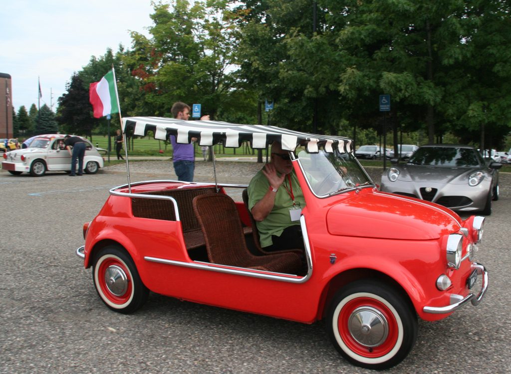 Fiat FreakOut attendees personalized their vehicles. 