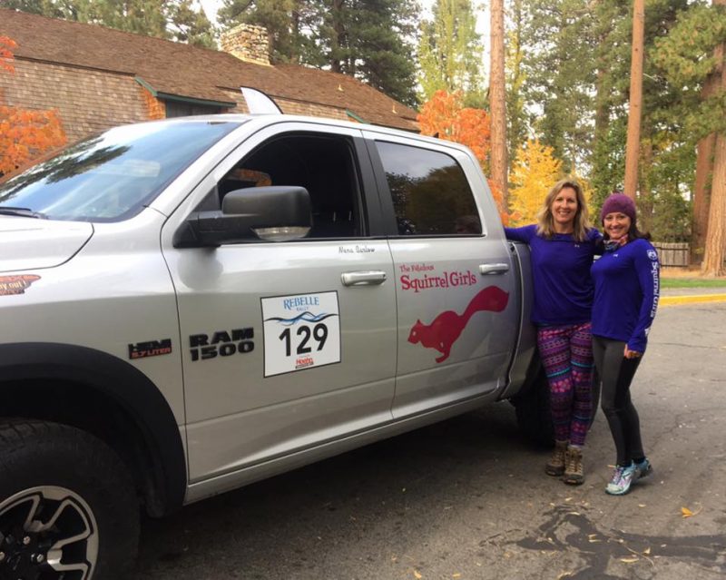 Rebelle Rally teammates Nena Barlow and Kande Jacobsen ready to roll in their 2016 Ram 1500 Rebel.