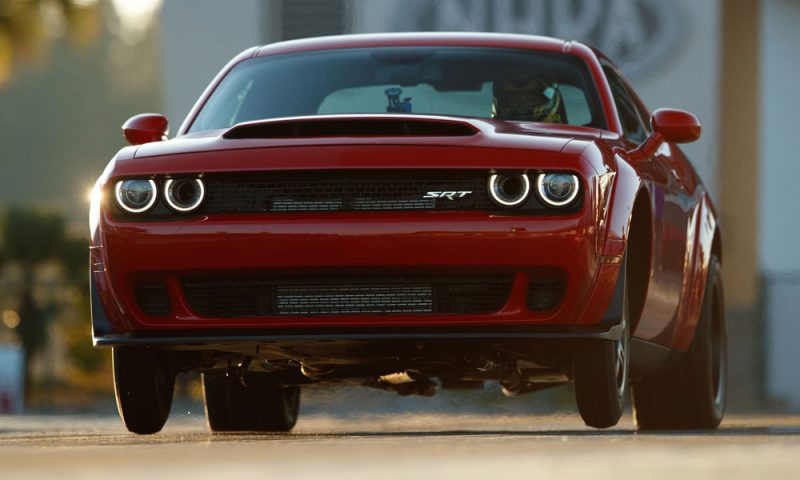 The 2018 Dodge Challenger SRT Demon is a certified world-record holder for a production car to pop a wheelie.