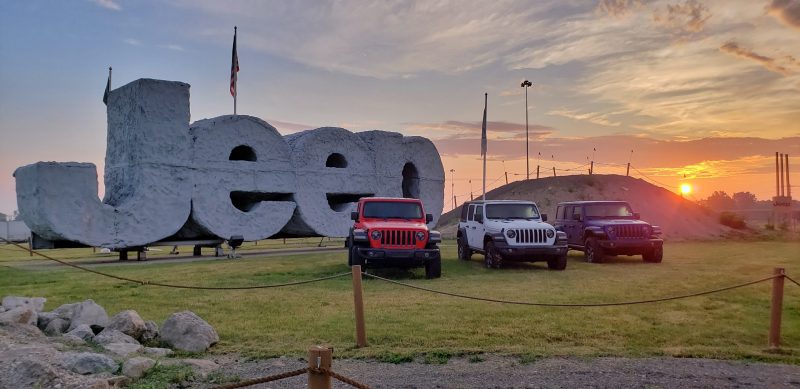 Wrangler Wednesday: Get up close to the iconic Jeep® sign in Toledo and  help the United Way | Stellantis Blog