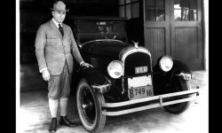 Walter P. Chrysler and the 1924 Chrysler Six.