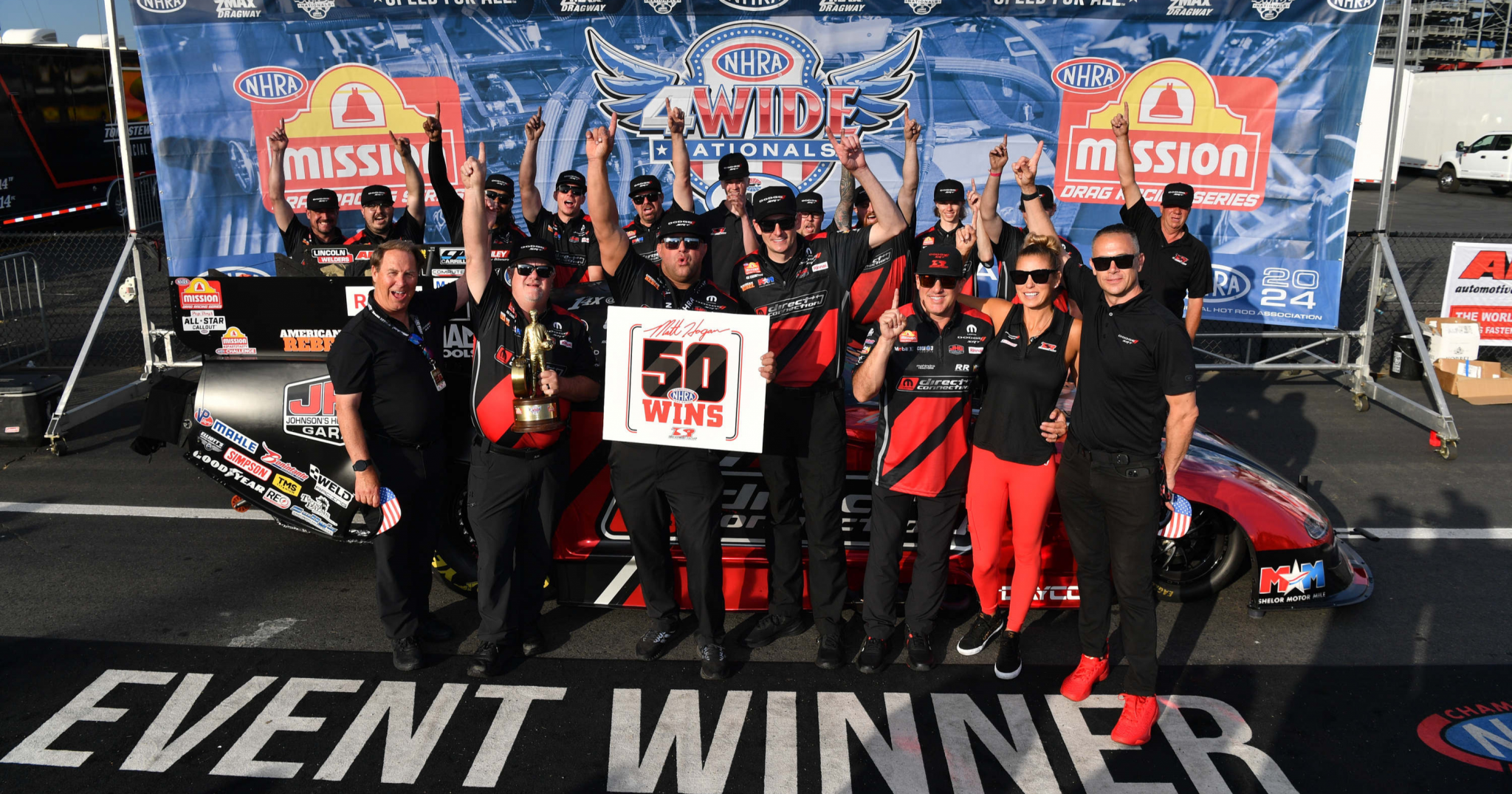 Mission Drag Racing Dodge Brand Extends Partnership With Tony Stewart Racing in NHRA ...